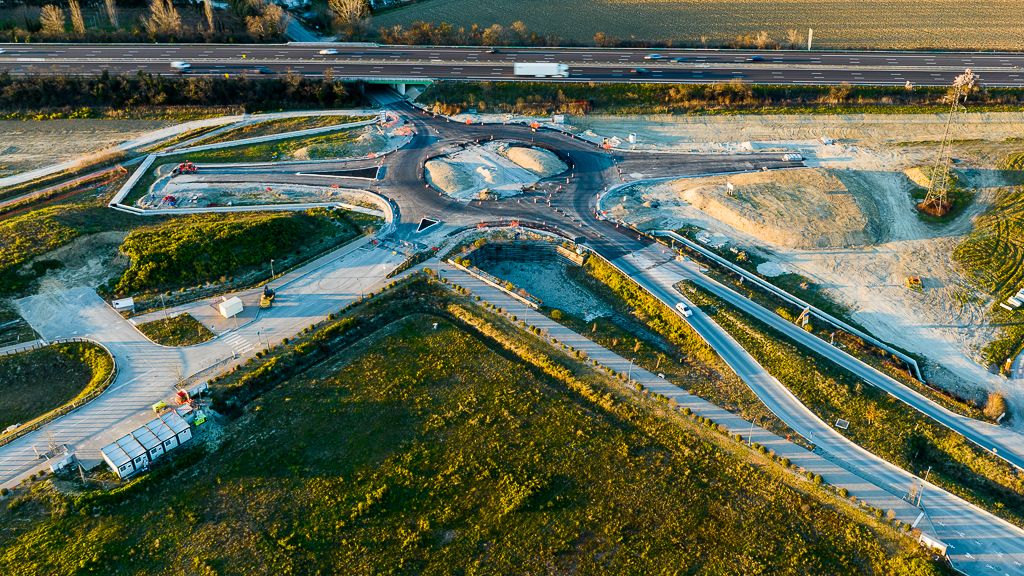 Photo de chantier  à Livron faite avec un drone
