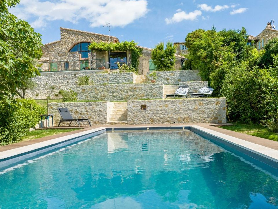 Photographie immobilière de piscine 