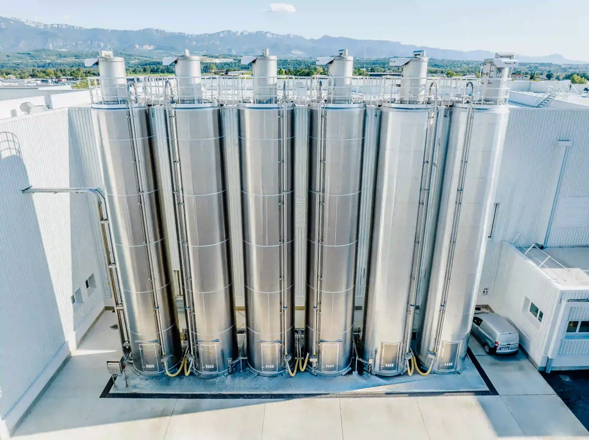 Photo de silo industriel